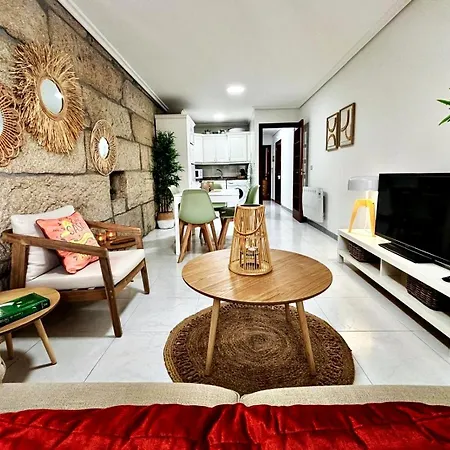 Apartment Holibai Pedra Serena, Bonito Apartamento En El Centro Historico, Baiona